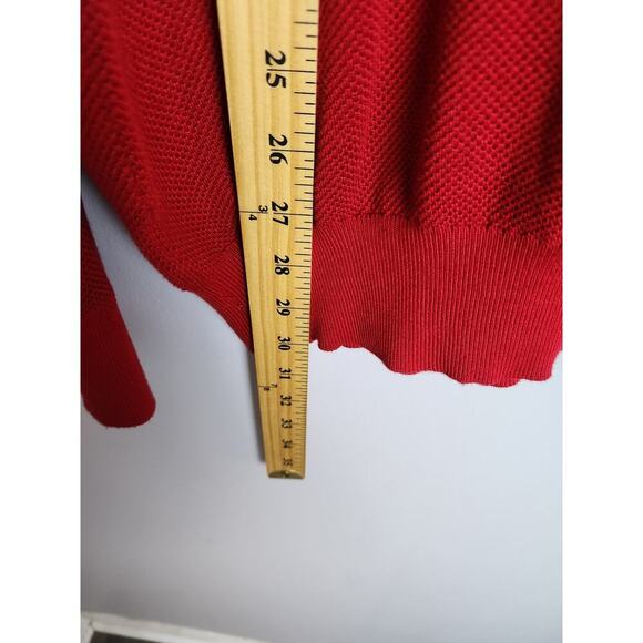 Polo Ralph Lauren Mens waffle knit Pima cotton sweater sz L lightweight holiday - Picture 7 of 8